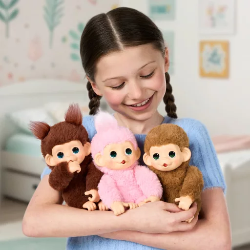 Moose Toys Little Live Pets My Baby Monkey 'Chikki Cherry'
