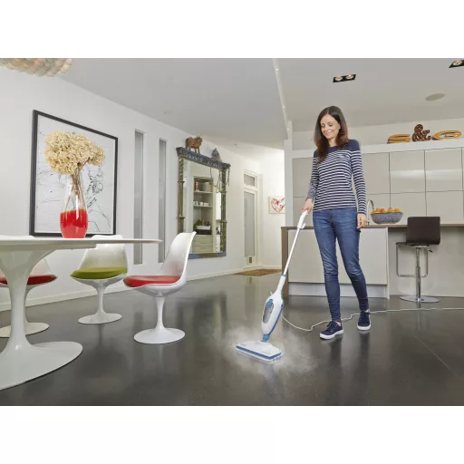 Black & Decker FSM13E1 gőztisztító 0,38 L 1300 W Kék, Fehér
