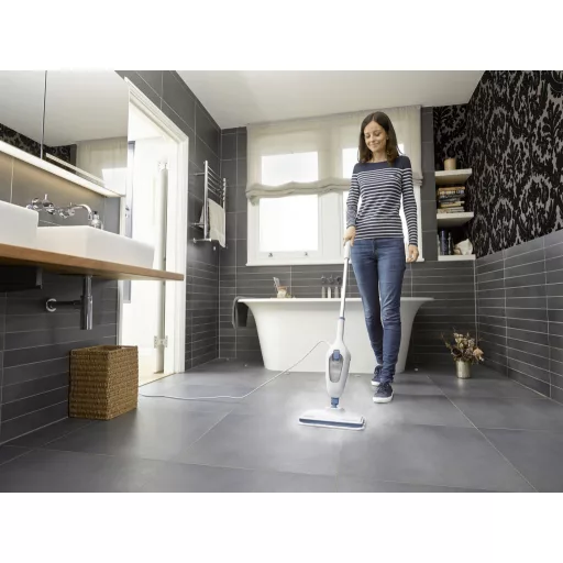 Black & Decker FSM13E1 gőztisztító 0,38 L 1300 W Kék, Fehér