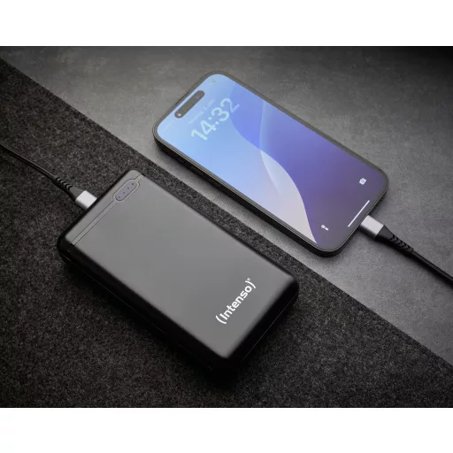 Intenso XS20000 Lítium-polimer (LiPo) 20000 mAh Fekete