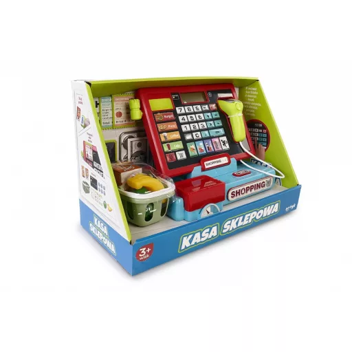Cash register with scanner and scale