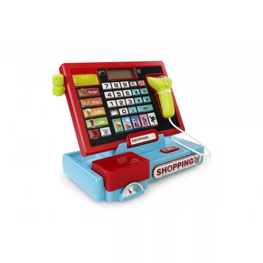 Cash register with scanner and scale