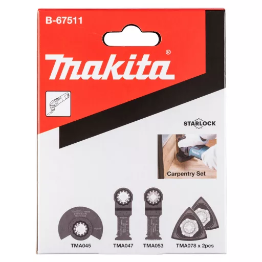 Makita B-67511 köszörülő és csiszoló eszköz forgószerszámhoz Alumínium, Műanyag, Fa Kiegészítő készlet