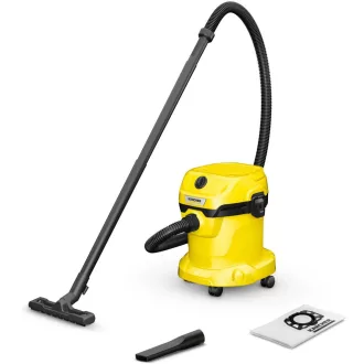   Kärcher WD 2 PLUS 15 L Hordó alakú vákuum Száraz és nedves 1000 W Porzsák