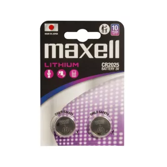   Maxell 12239200 háztartási elem Egyszer használatos elem CR2025 Lithium-Manganese Dioxide (LiMnO2)