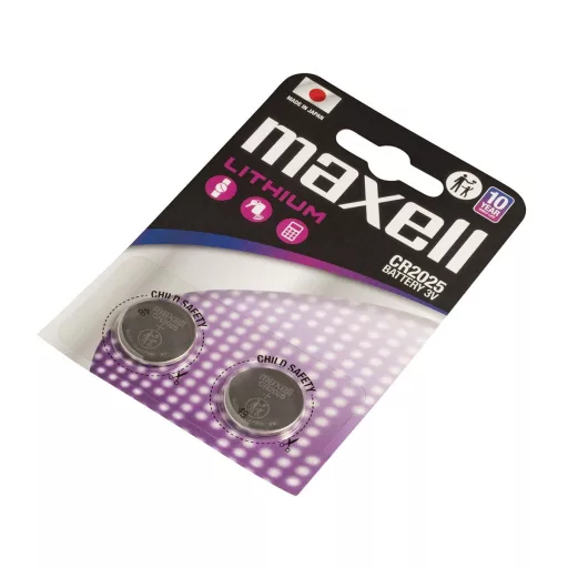 Maxell 12239200 háztartási elem Egyszer használatos elem CR2025 Lithium-Manganese Dioxide (LiMnO2)