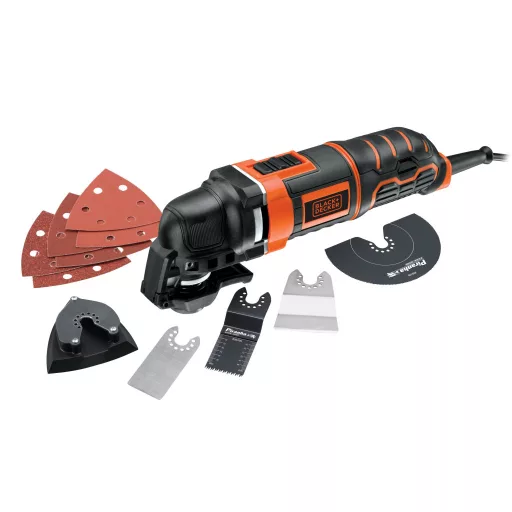 Black & Decker MT300KA-QS multifunkciós rezgőszerszám Fekete, Narancssárga 300 W 10000 OPM