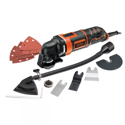 Black & Decker MT300KA-QS multifunkciós rezgőszerszám Fekete, Narancssárga 300 W 10000 OPM