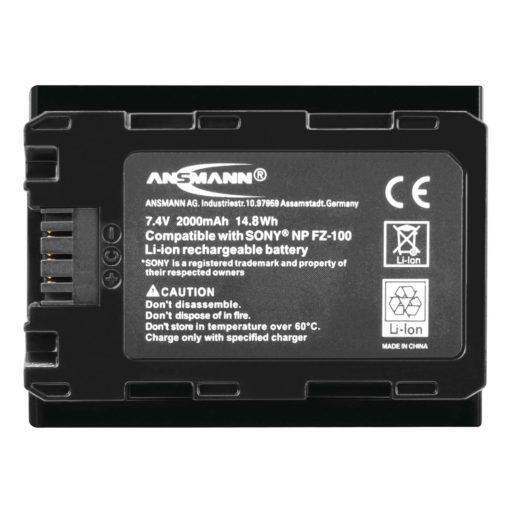 Ansmann 1400-0079 akkumulátor digitális fényképezőgéphez/kamerához Lítium-polimer (LiPo) 2000 mAh