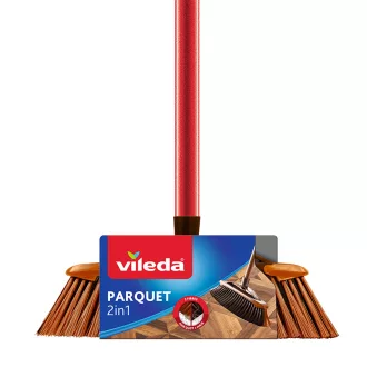   Vileda 4023103147843 seprű Beltéri Puha sörte Barna, Vörös