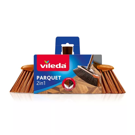 Vileda 4023103147843 seprű Beltéri Puha sörte Barna, Vörös