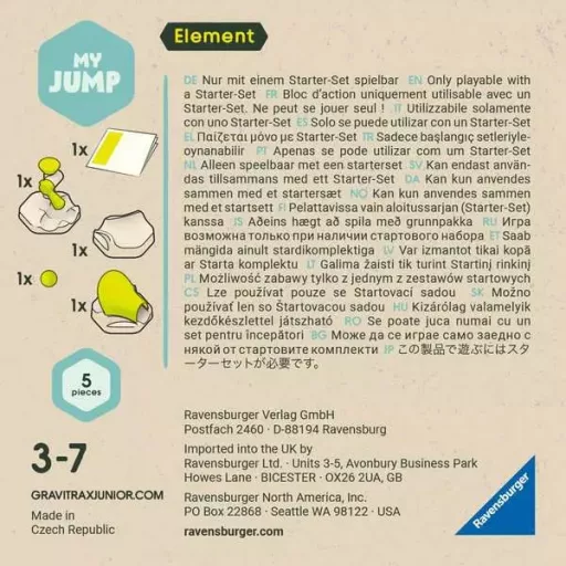 Ravensburger GraviTrax Junior Element Peng Üveggolyó pálya