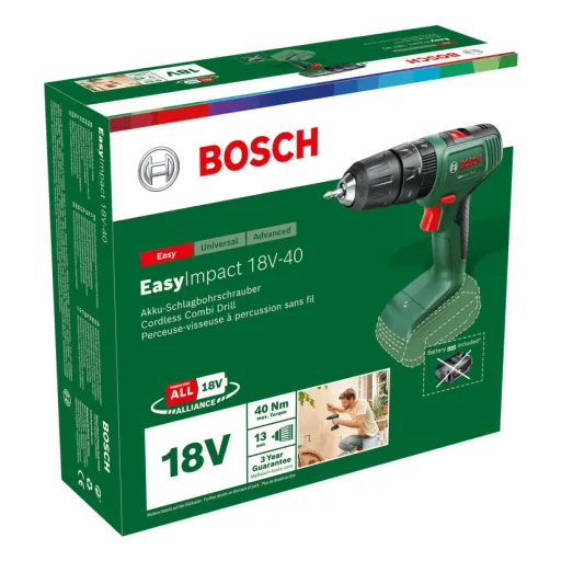 Bosch 0 603 9D8 100 motoros csavarhúzó és ütvecsavarozó 1630 RPM Fekete, Zöld