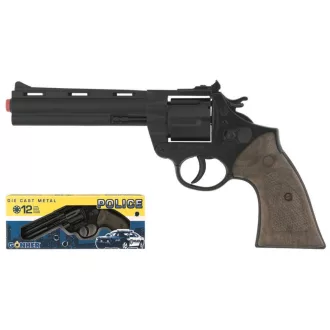 Police revolver metal 12 cartrige GONHER 123/6