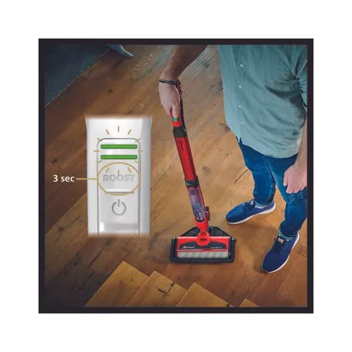 Einhell CLEANEXXO felmosó 400 ml Nedves Mikroszál Vörös