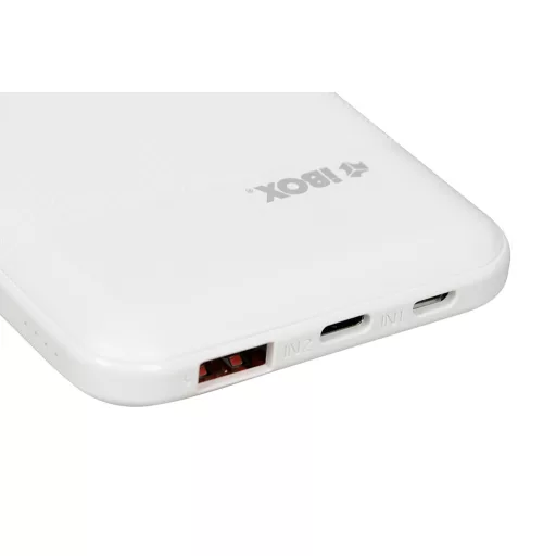 iBox IPB10 külső akkumulátor Lítium-ion (Li-ion) 10000 mAh Fehér