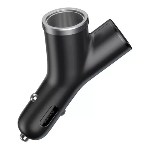 Baseus CCALL-YX01 mobiltelefon töltő Univerzális Fekete Szivargyújtó Automatikus