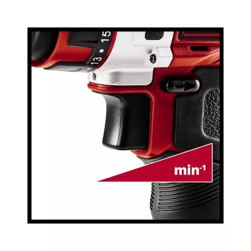 Einhell TE-CD 1 1400 RPM Kulcsnélküli 1,16 kg Fekete, Vörös