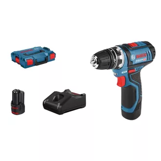   Bosch GSR 12V-15 FC Flex Professional 1300 RPM Kulcsnélküli 600 g Fekete, Kék