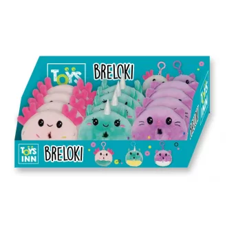 Keychain donut plush mix 12pcs display