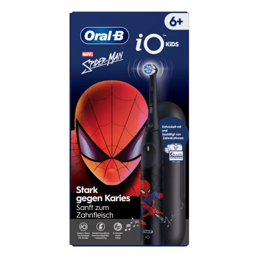 Oral-B iO Kids Spiderman Gyerek Forgó fogkefe Fekete