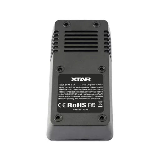 XTAR VC2 akkumulátor töltő Háztartási elem USB