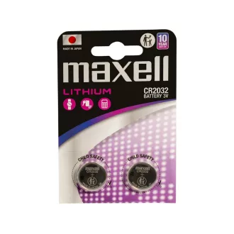   Maxell 12238500 háztartási elem Egyszer használatos elem CR2032 Lithium-Manganese Dioxide (LiMnO2)