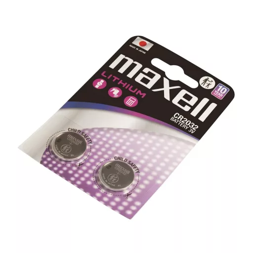 Maxell 12238500 háztartási elem Egyszer használatos elem CR2032 Lithium-Manganese Dioxide (LiMnO2)