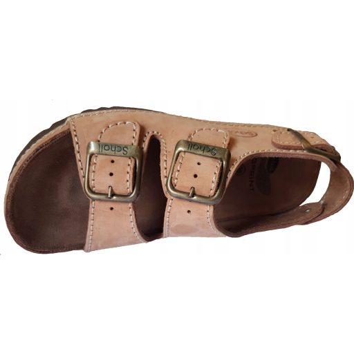 Comfortable Scholl AIR BAG BACK STRAP BRONZE sandals 39