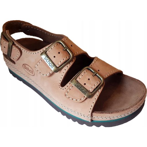 Comfortable Scholl AIR BAG BACK STRAP BRONZE sandals 39