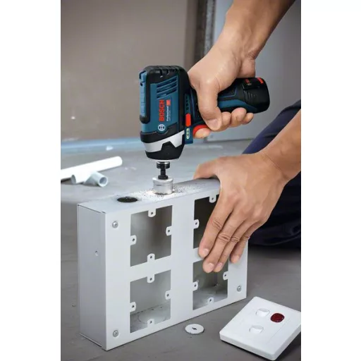Bosch GDR 12V-105 Professional 2600 RPM Fekete, Kék, Vörös
