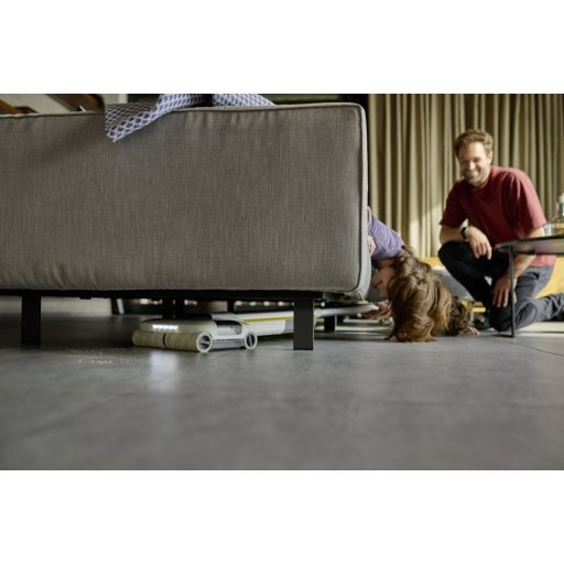 Kärcher FC 8 Smart Signature Line Elektromos seprű Akkumulátor Nedves Porzsák nélküli Ezüst, Fehér, Sárga 2,85 Ah