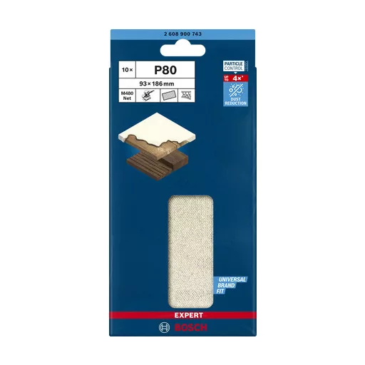 Bosch 2 608 900 743 csiszoló tartozék 10 db Csiszolóháló