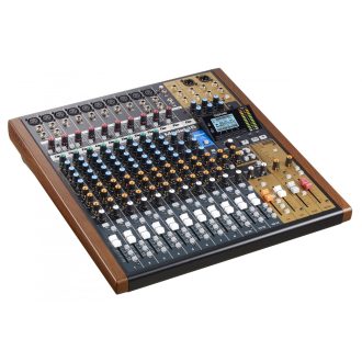   Tascam MODEL 16 hangkeverő 16 csatornák 20 - 30000 Hz Fekete, Arany, Fa