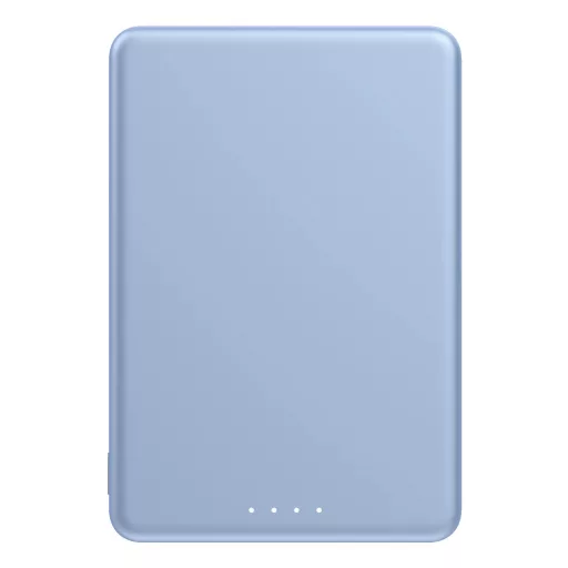 Xiaomi Super Slim Magnetic Power Bank 5000 Lítium-ion (Li-ion) 5000 mAh Vezeték nélkül tölthető Kék