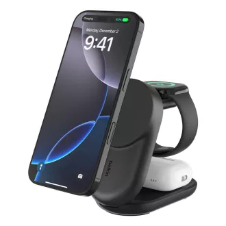   Belkin Qi2 Fitness tracker, Fejhallgató, Okostelefon, Okosóra Fekete USB Vezeték nélkül tölthető Gyorstöltés Beltéri