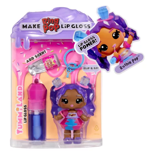 MGA Entertainment Yummiland Lip Gloss Doll- Licensed Sweets- Ring Pop