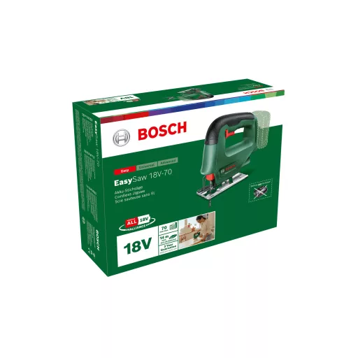 Akku-Stichsäge EasySaw 18V-70 (grün/schwarz, ohne Akku und Ladegerät, POWER FOR ALL ALLIANCE)