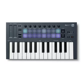   Novation FLKEY Mini - MIDI keyboard dedicated to FL Studio software, 25 keys.