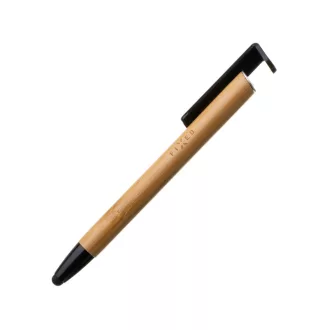   Fixed | Pen With Stylus and Stand | 3 in 1 | Pencil | Stylus for capacitive displays; Stand for phones and tablets | Bamboo