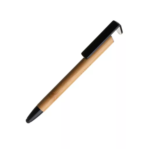 Fixed | Pen With Stylus and Stand | 3 in 1 | Pencil | Stylus for capacitive displays; Stand for phones and tablets | Bamboo