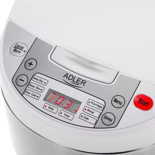 Adler AD 6420 Multi-cooker 6 in 1 – 3.25 L silver, white