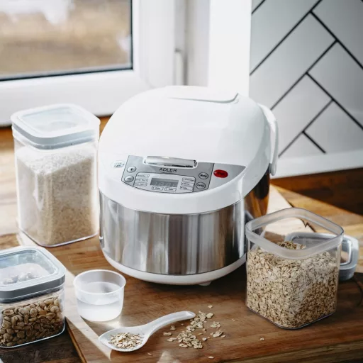 Adler AD 6420 Multi-cooker 6 in 1 – 3.25 L silver, white