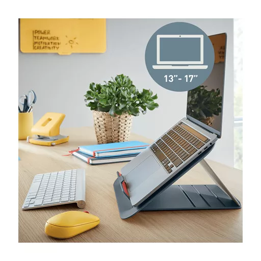 Leitz Ergo Cosy Laptop állvány Szürke 43,2 cm (17")