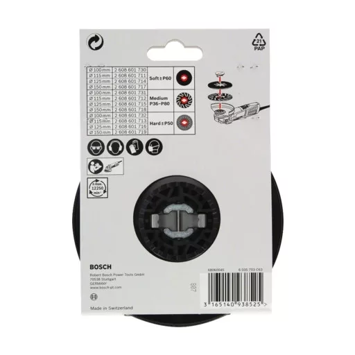 Bosch 2 608 601 713 sarokcsiszoló tartozék Csiszolófej
