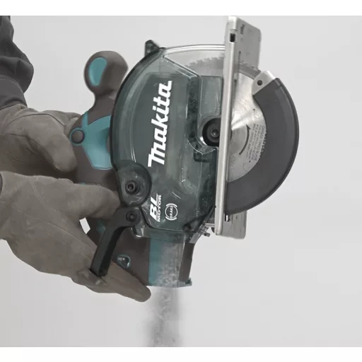 Makita DCS553Z hordozható körfűrész 15 cm Fekete, Kék 4200 RPM