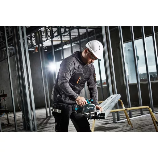 Makita DCS553Z hordozható körfűrész 15 cm Fekete, Kék 4200 RPM