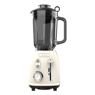   Standmixer Power Black Titanium RetroBeige (beige, 1.200 Watt, 1,5 Liter)