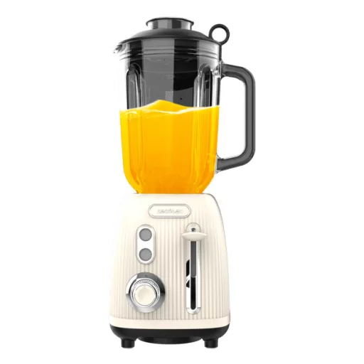 Standmixer Power Black Titanium RetroBeige (beige, 1.200 Watt, 1,5 Liter)
