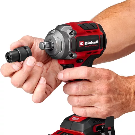 Professional Akku-Schlagschrauber TP-CW 18/350-C Li BL - Solo, 18Volt (rot/schwarz, ohne Akku und Ladegerät)